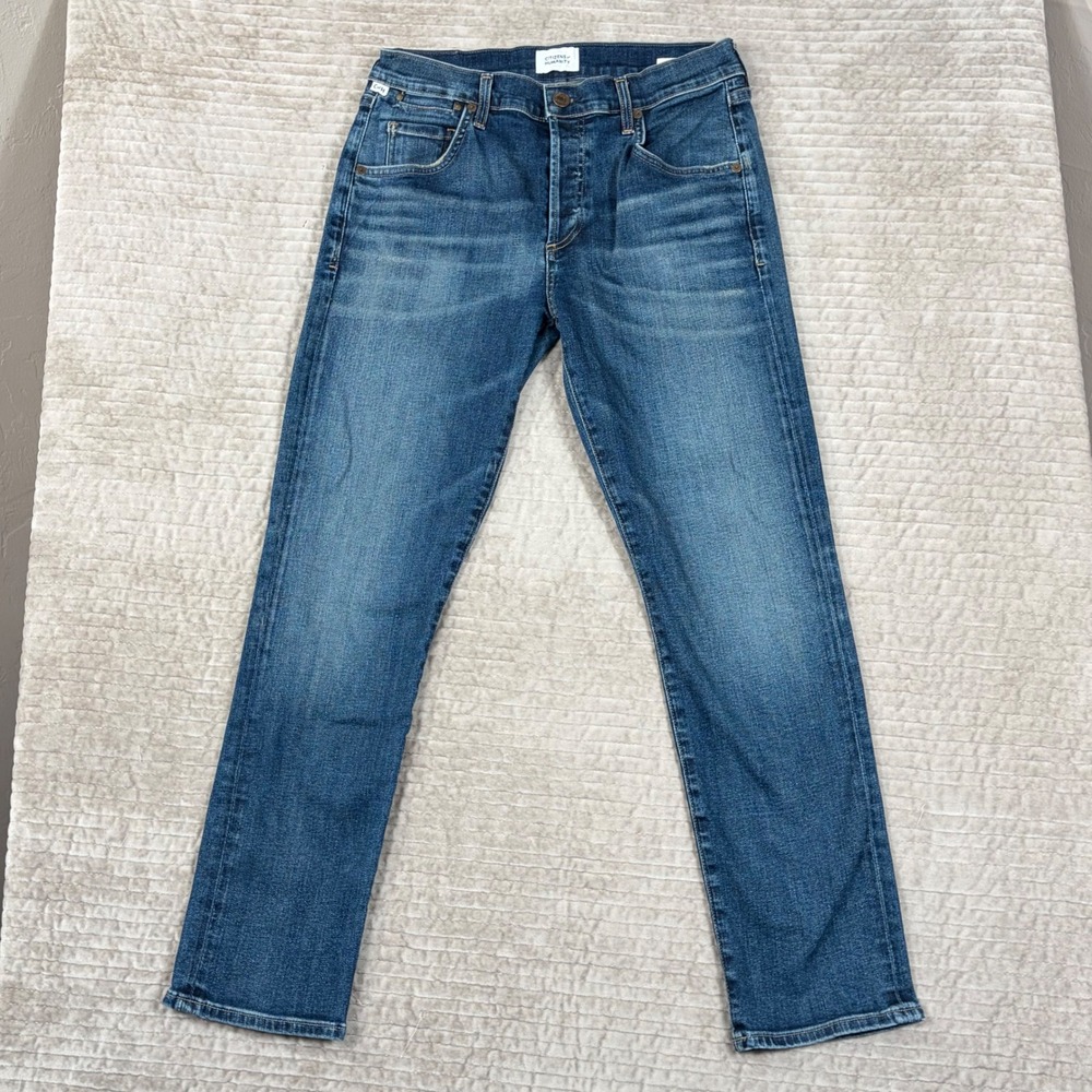Citizens of Humanity Emerson Slim Boyfriend Jeans Blue Wash 1503G-372 Size 25